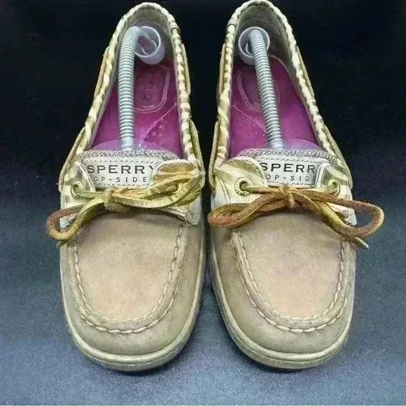 Sperry boat shoes ladies size 7.5M golden accents single eye - Picture 3 of 9